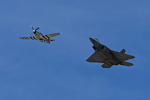 P-51 Mustang & F-22 Raptor LVS00027